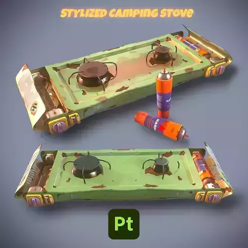 Stylized Camping Stove