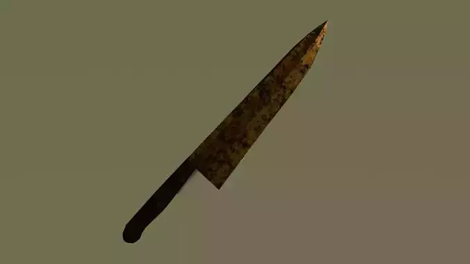 rusty knife