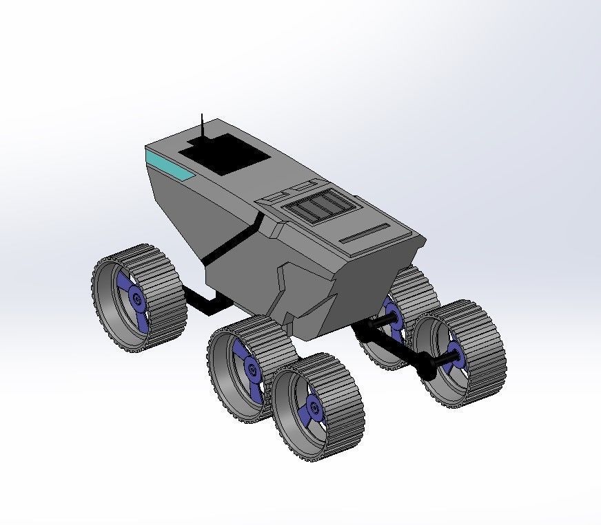 Modern Buggy 3D model_2