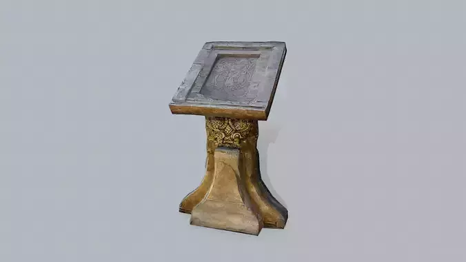 lectern Low-poly 3D model