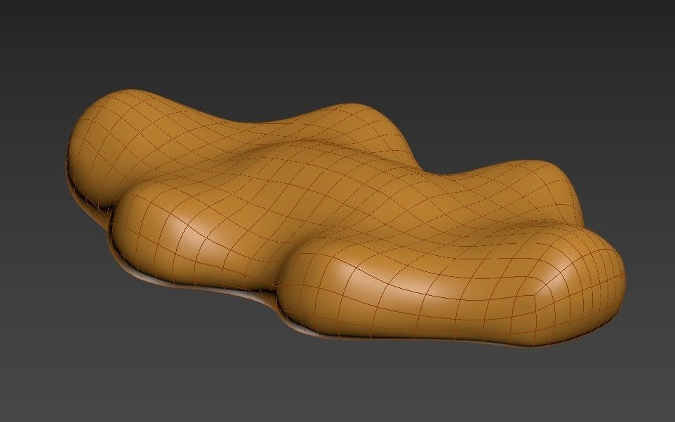 Modern sofa design 3D model_7