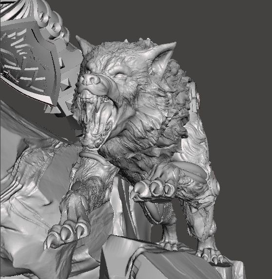 VIKING SON MINIATURE MODEL FIGURE FOR SCIFI GAMES RPG WARGAMES 3D print model_9