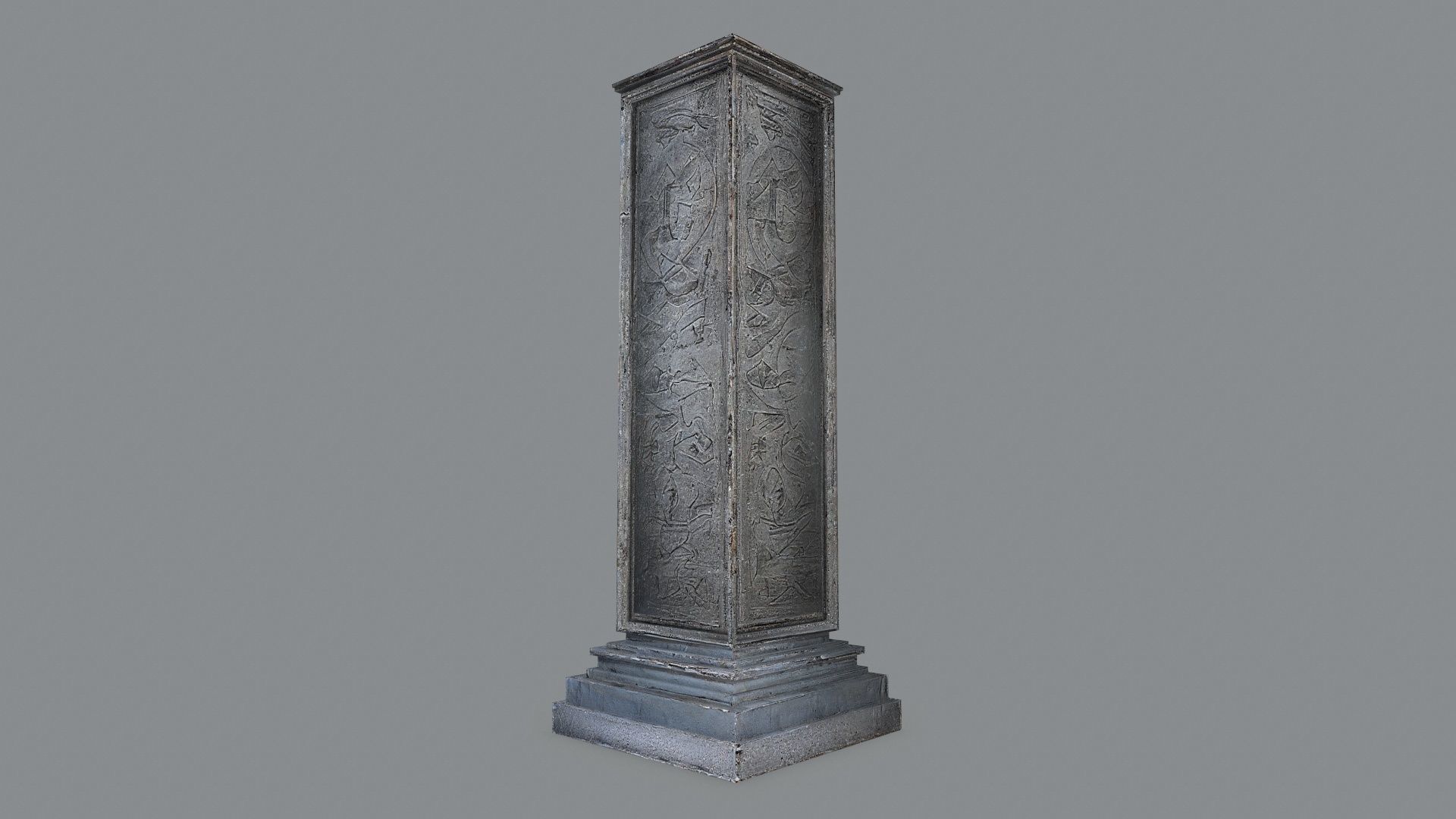 monolith Low-poly 3D model_6