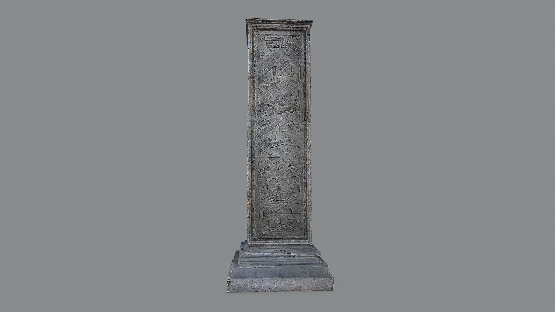 monolith Low-poly 3D model_7
