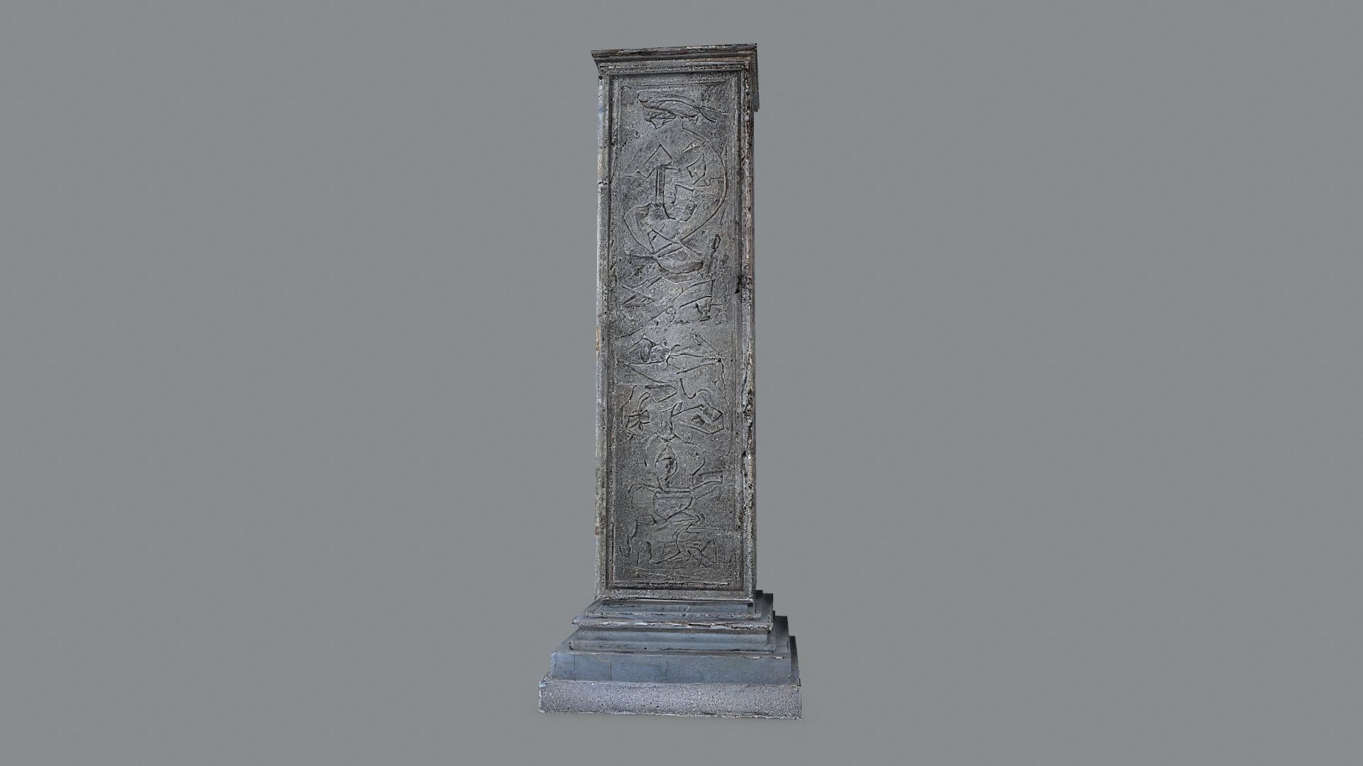monolith Low-poly 3D model_5