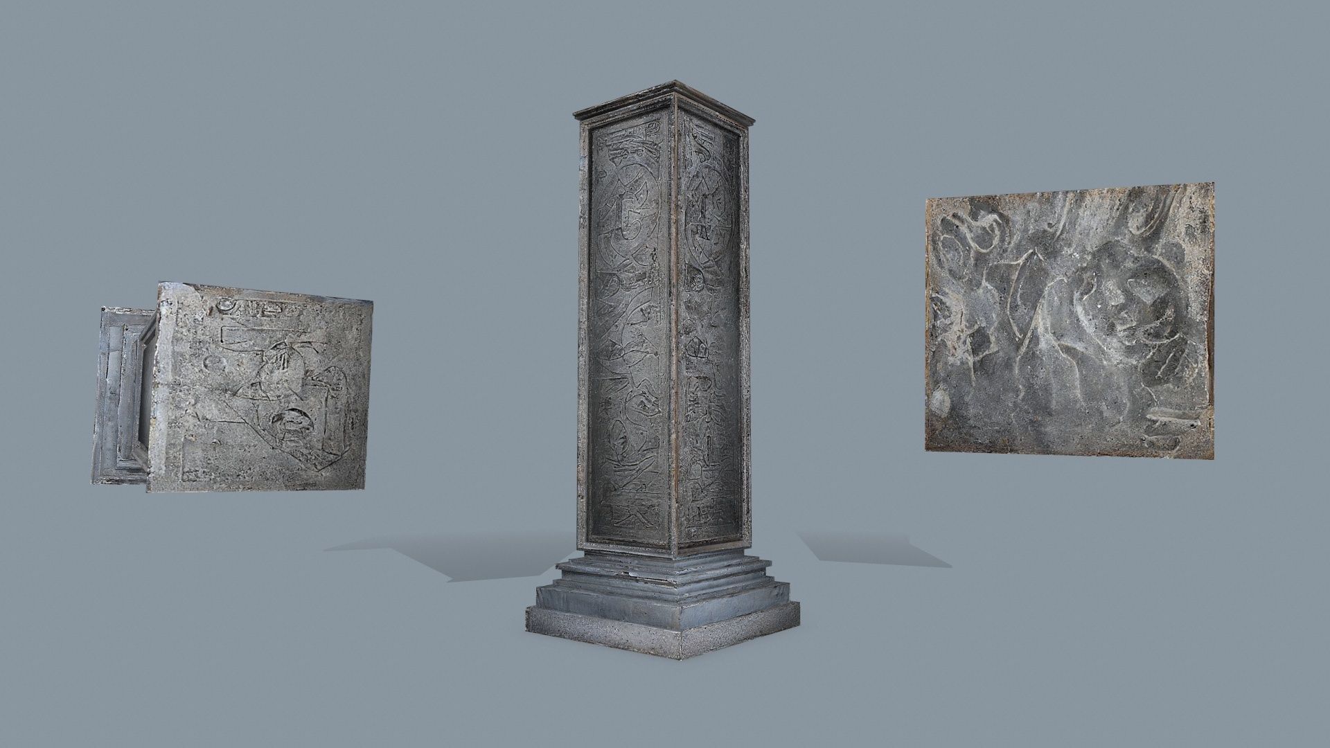 monolith Low-poly 3D model_11