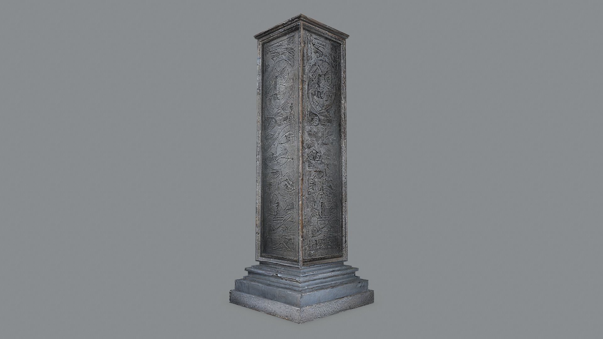 monolith Low-poly 3D model_8
