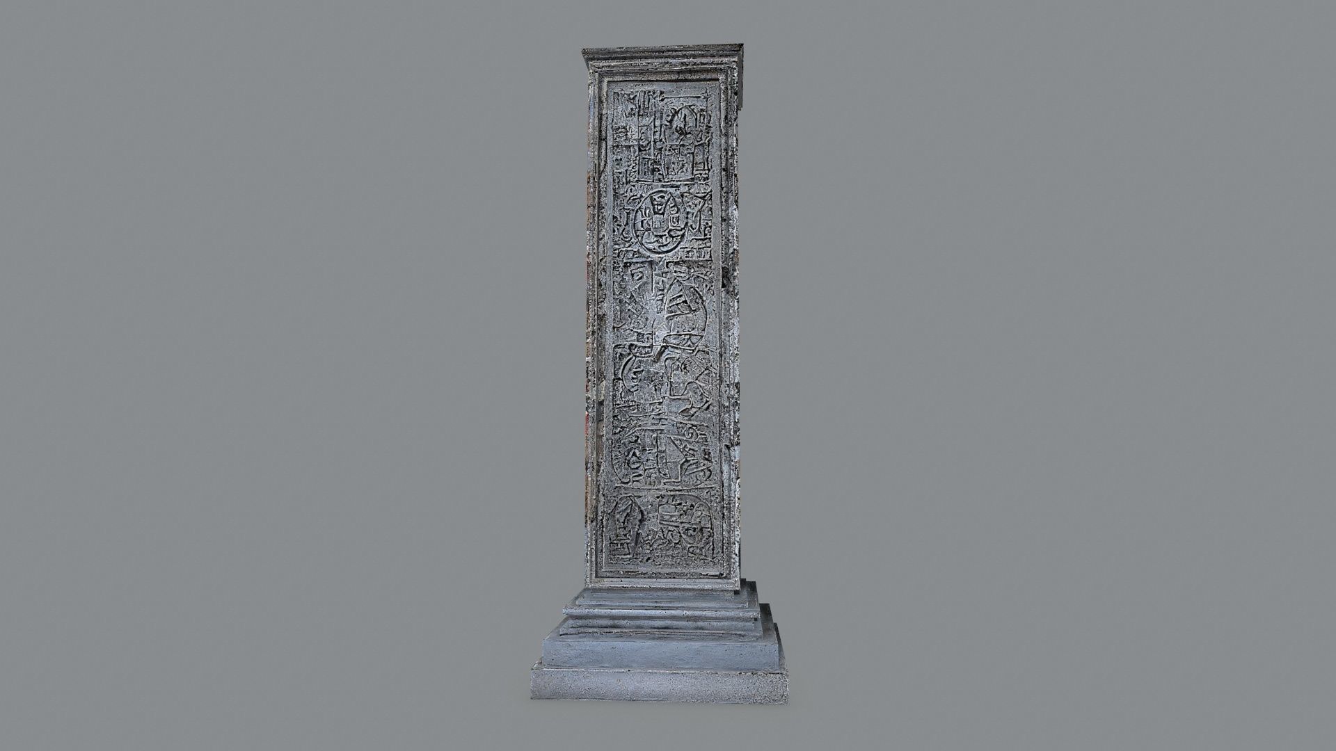 monolith Low-poly 3D model_3