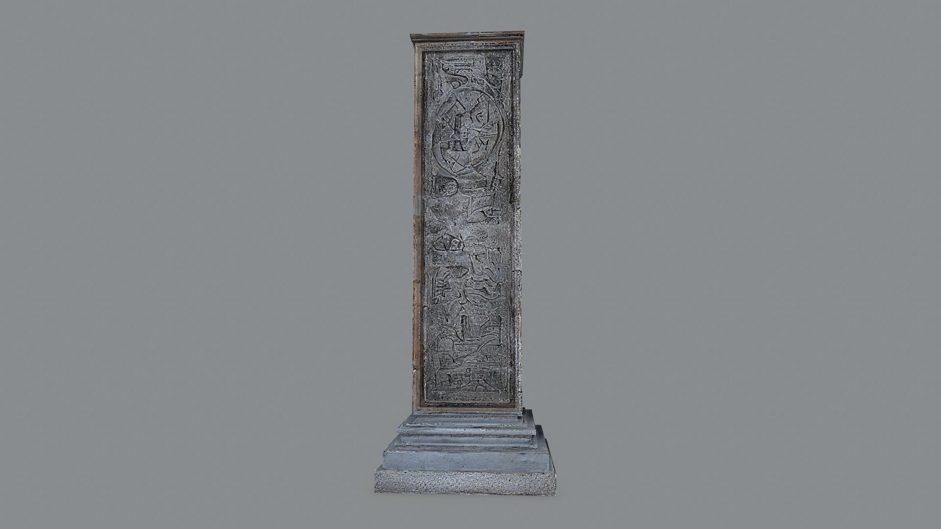 monolith Low-poly 3D model_9