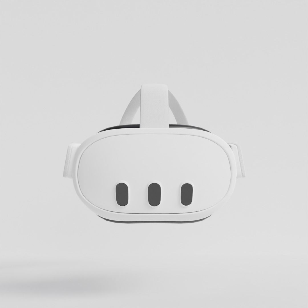Oculus Meta Ques 3 3D model_1
