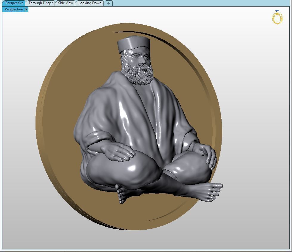 Old man or Sahi baba 3D print model_13