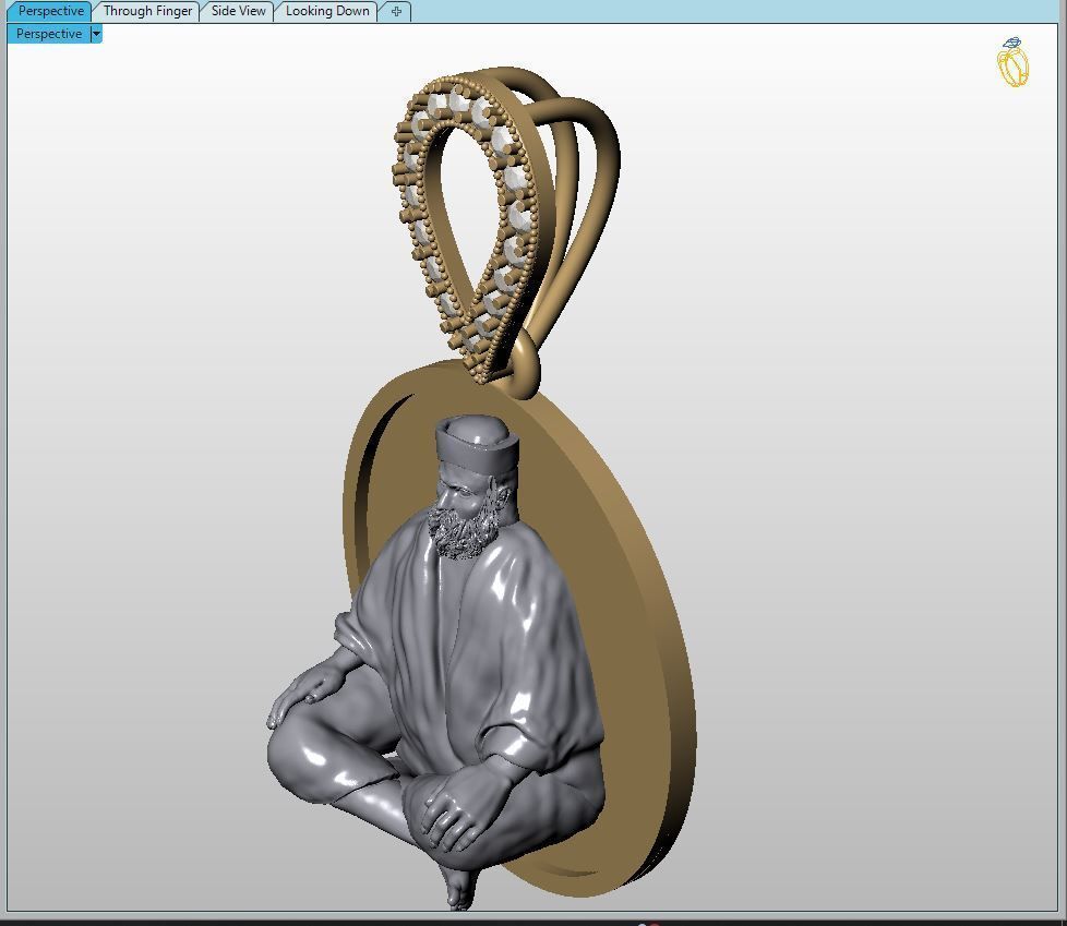 Old man or Sahi baba 3D print model_21