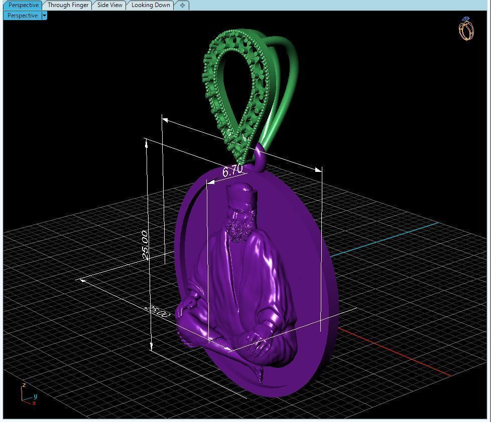 Old man or Sahi baba 3D print model_26