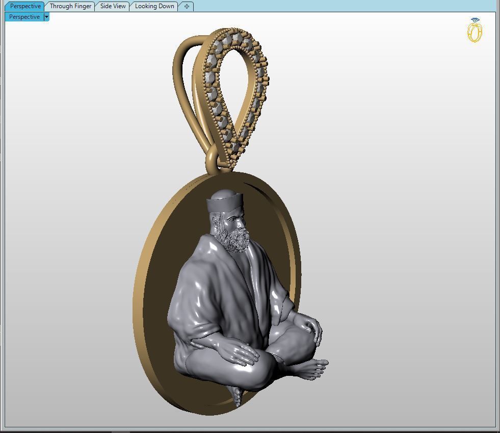 Old man or Sahi baba 3D print model_23