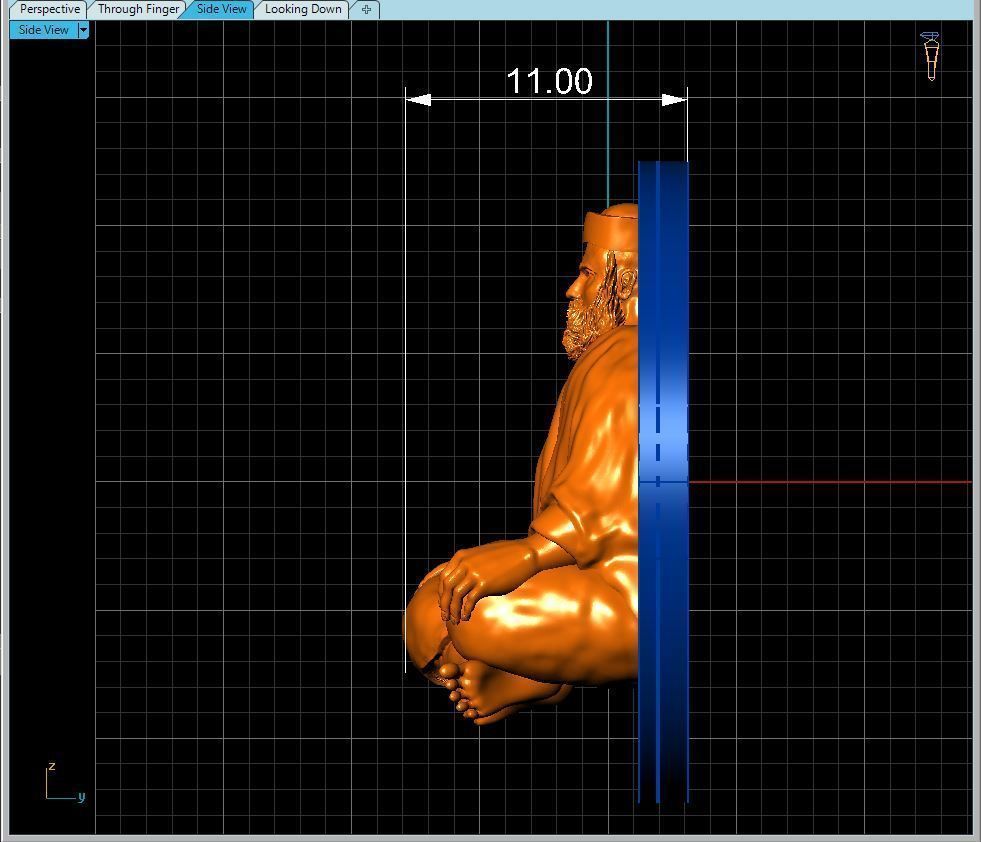 Old man or Sahi baba 3D print model_18