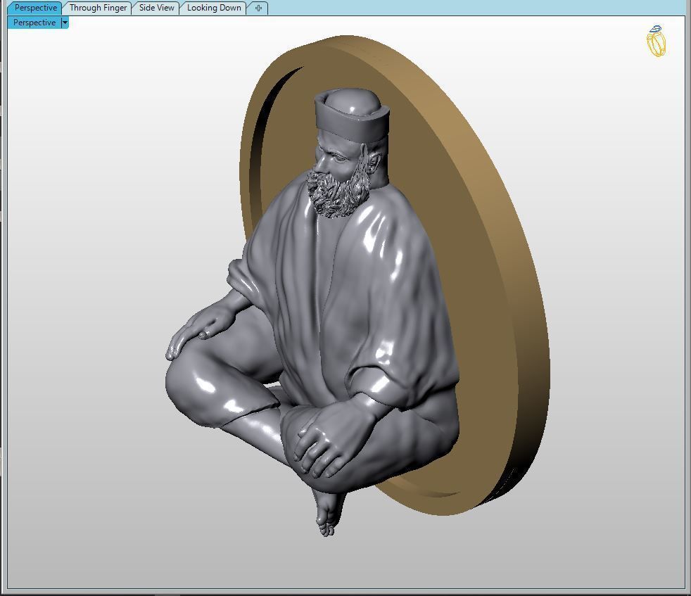 Old man or Sahi baba 3D print model_15