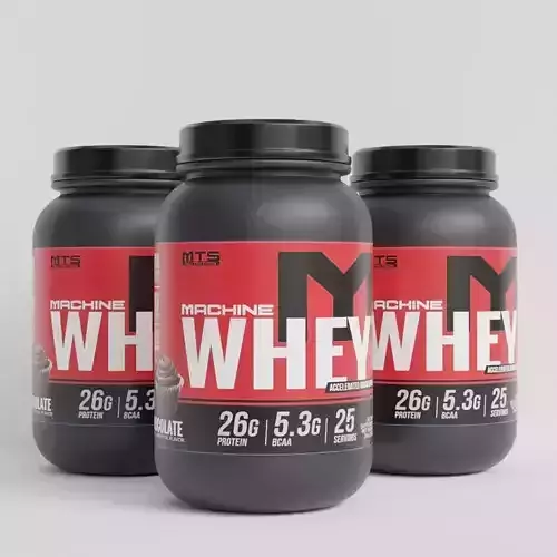 Whey Protein Low-poly 3D model