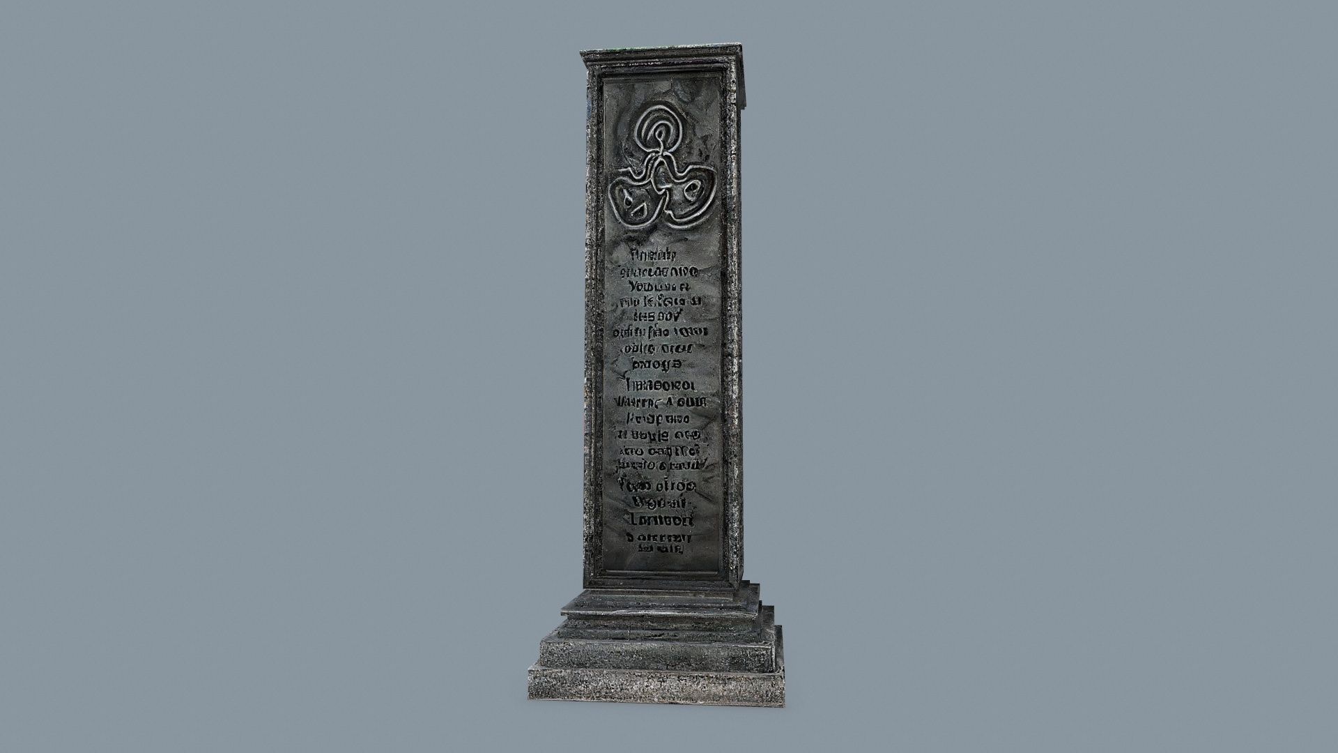 Rock  Gate Low-poly 3D model_3