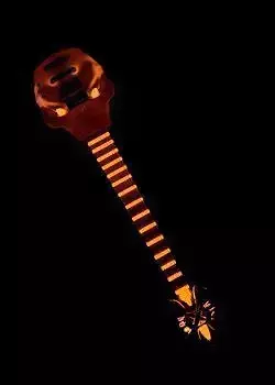 Custom Glowing Skull Guitar