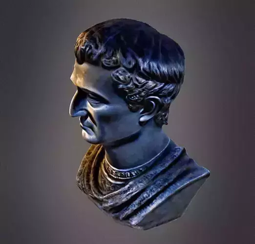 This Gaius Iulius Caesar bust 3D print model