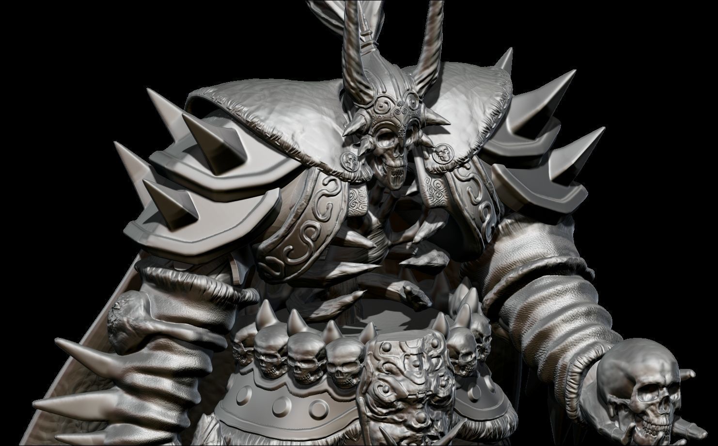 BONELORD  YAKAN SILKROAD ONLINE 3D SCULPT  3D PRINT  3D print model_2