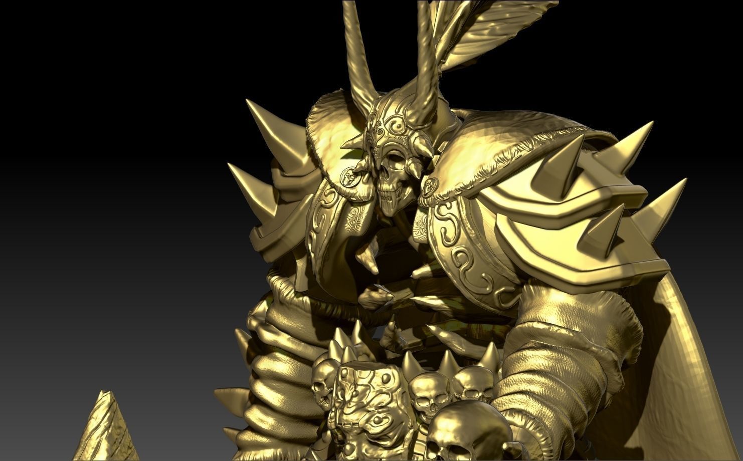 BONELORD  YAKAN SILKROAD ONLINE 3D SCULPT  3D PRINT  3D print model_7