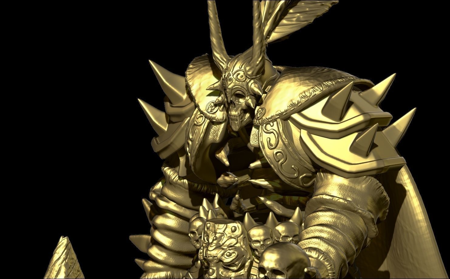 BONELORD  YAKAN SILKROAD ONLINE 3D SCULPT  3D PRINT  3D print model_9