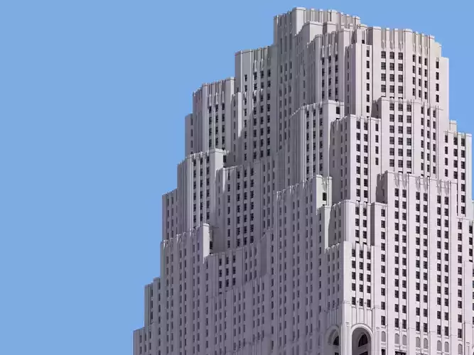 Metropolitan Life North Building 3D print model