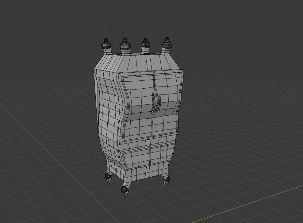 cubbard 3D print model_1