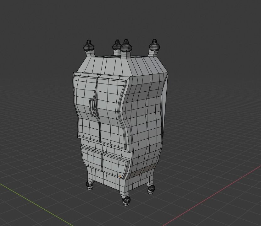 cubbard 3D print model_4