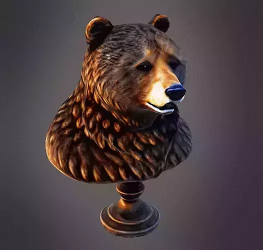 Bear bust