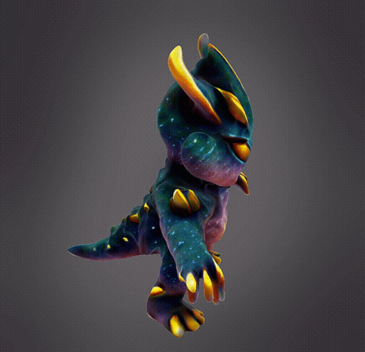 Baby Galaxy Alien 3D print model_1