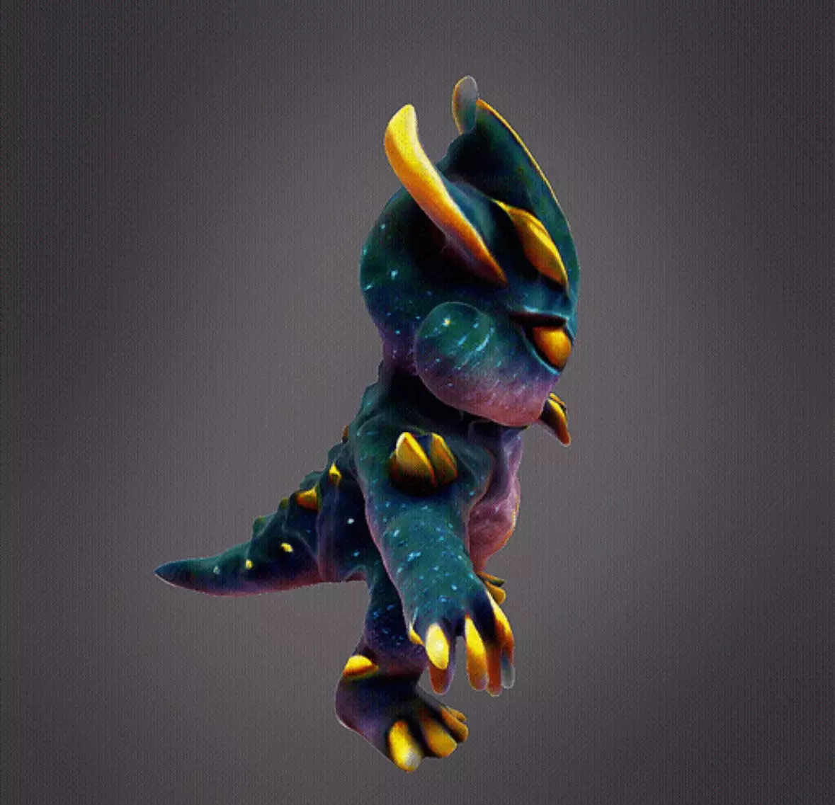 Baby Galaxy Alien 3D print model_0