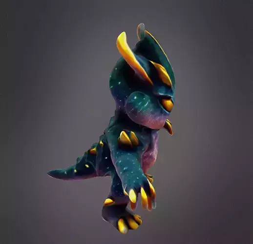 Baby Galaxy Alien 3D print model