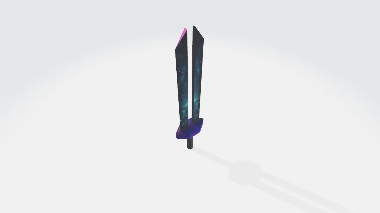 Sword Low Poly Low-poly 3D model_4