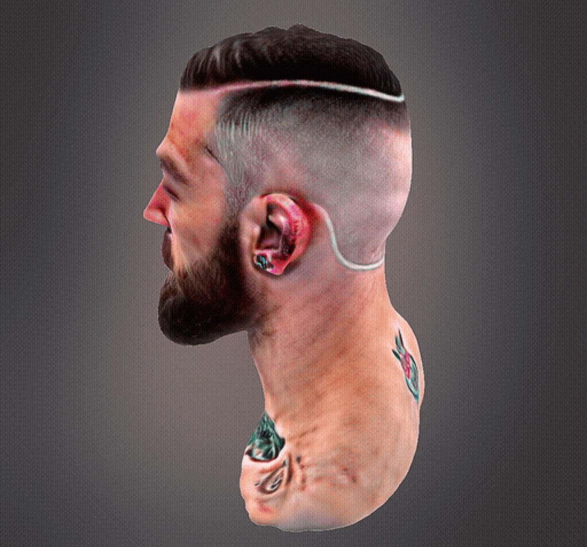 Conor McGregor bust 3D print model_6
