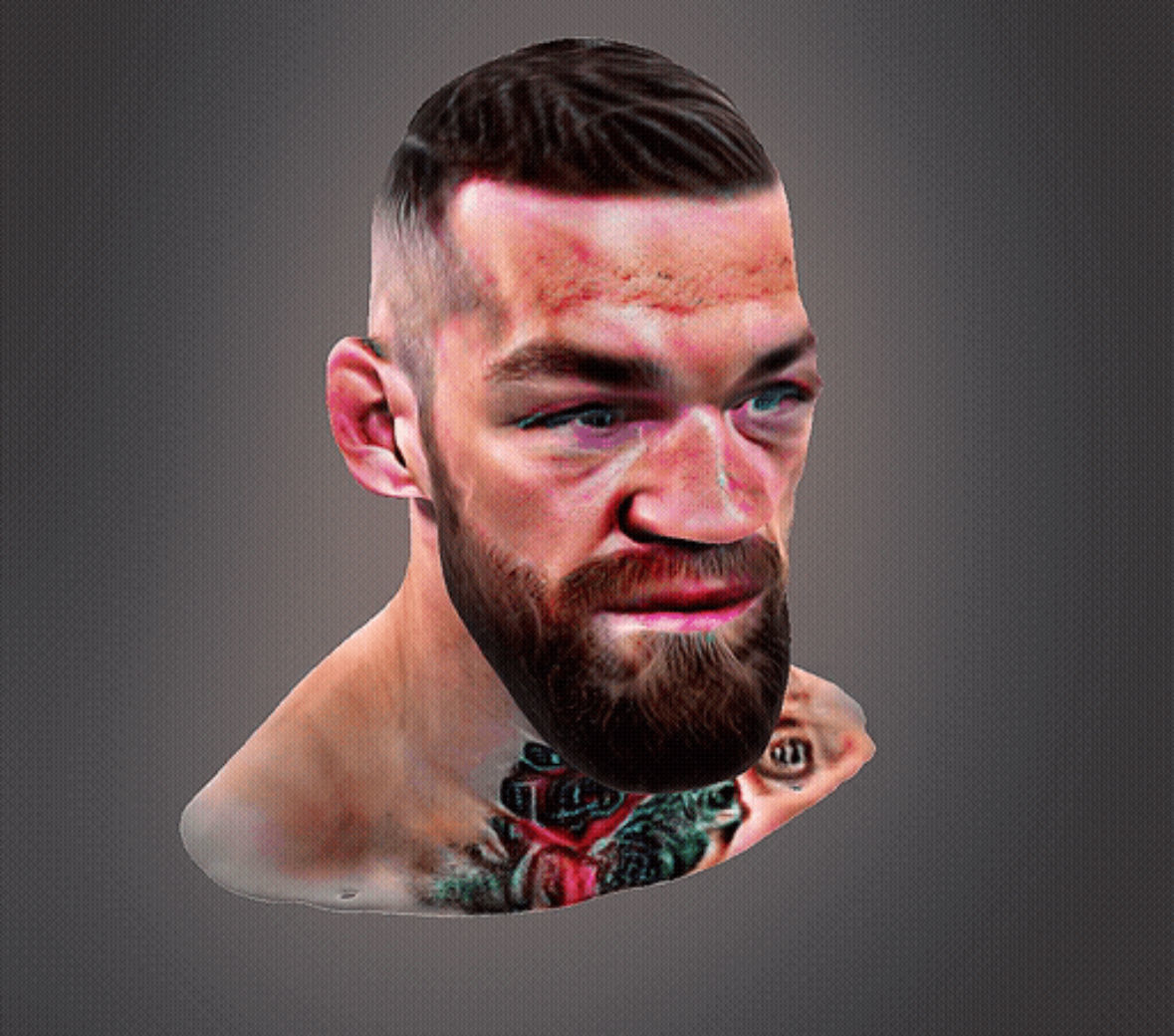 Conor McGregor bust 3D print model_2