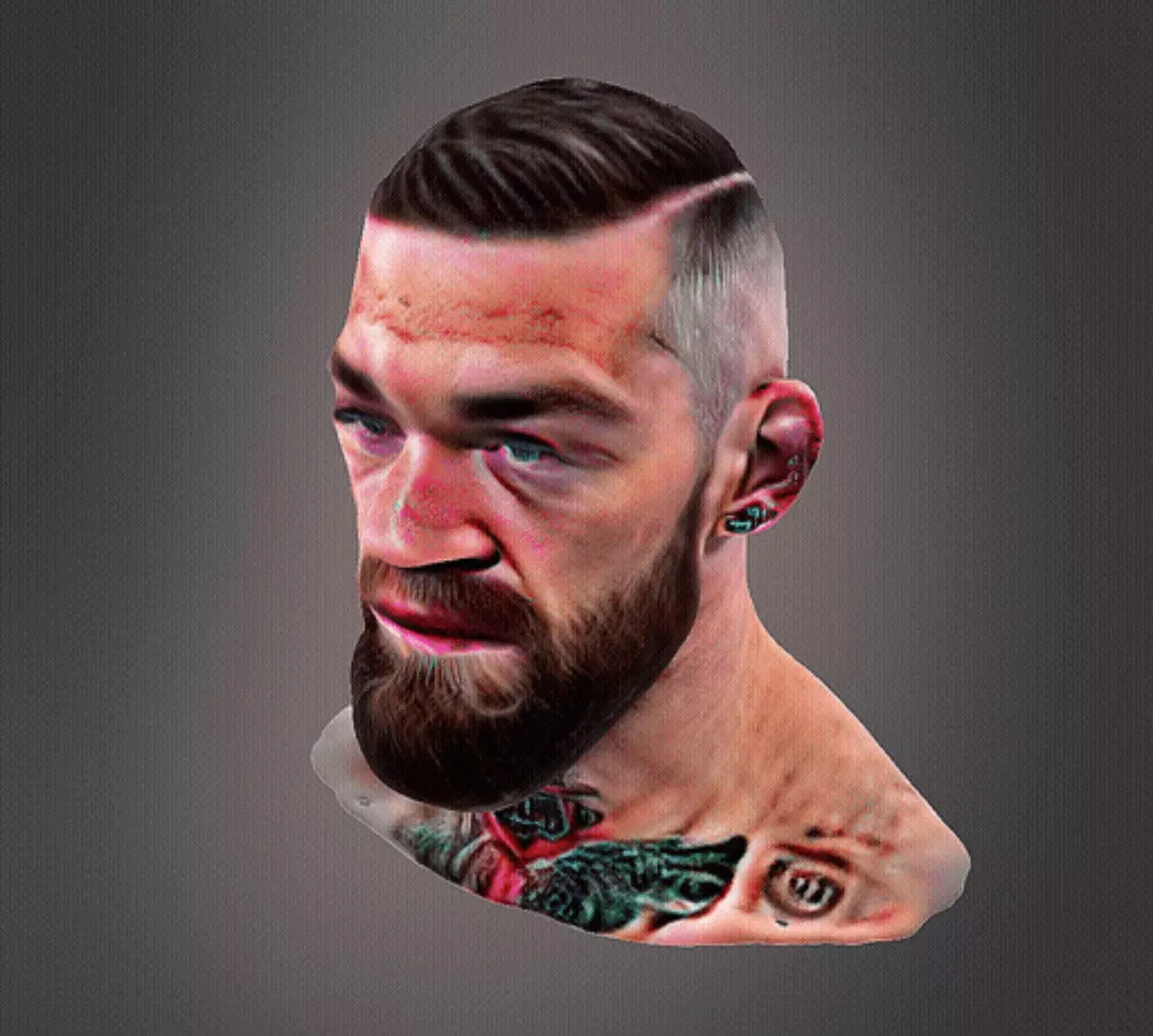 Conor McGregor bust 3D print model_0