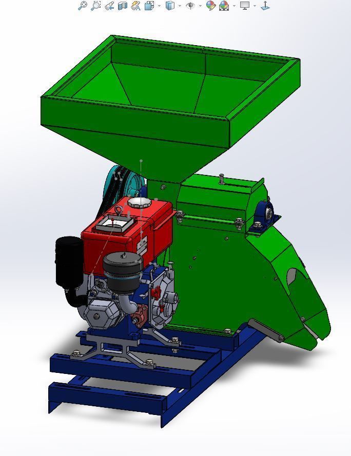 Coffee grinder 3D model_2