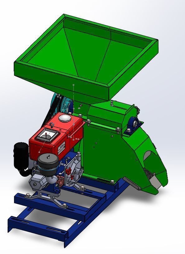 Coffee grinder 3D model_3