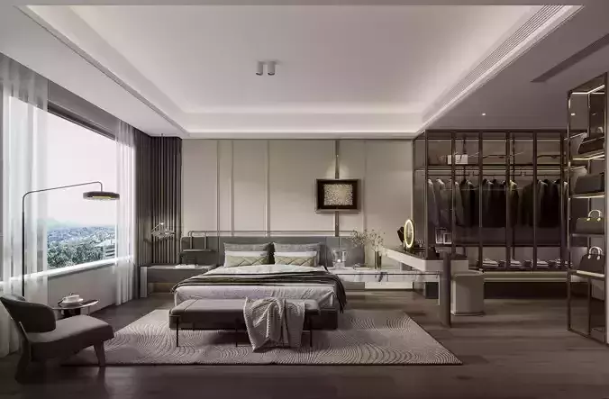 Bedroom CORONA 3dmodel