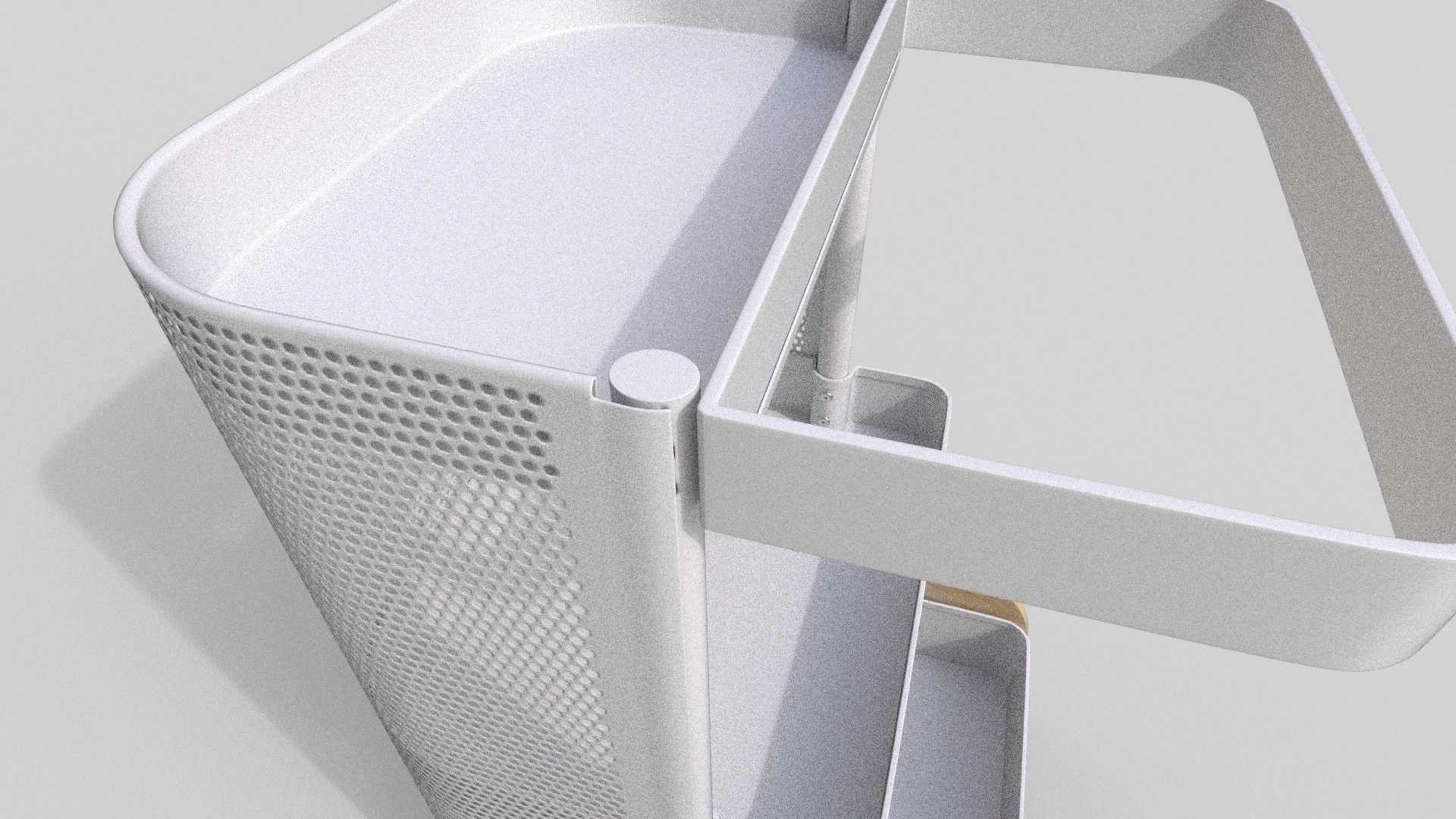 DAJLIEN Trolley white IKEA 3D Model 3D model_8