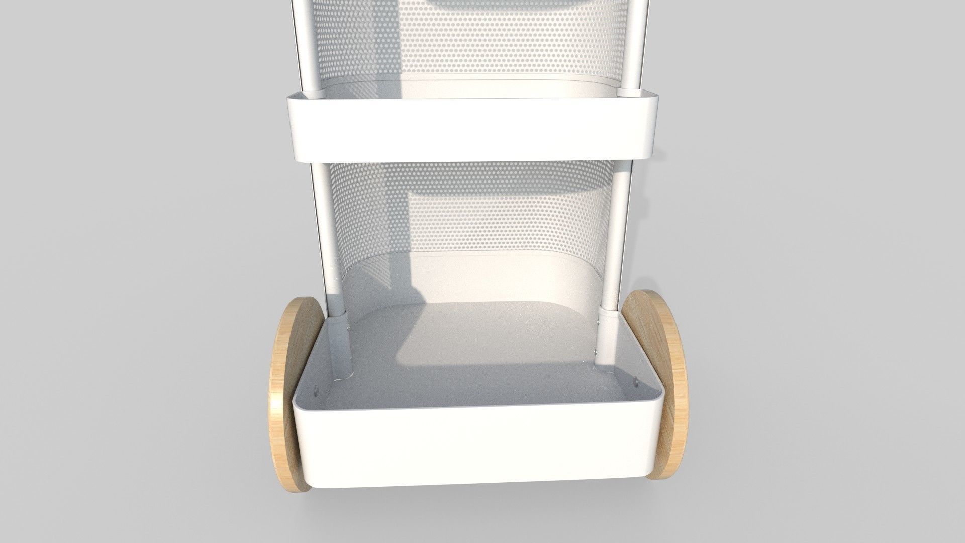 DAJLIEN Trolley white IKEA 3D Model 3D model_13