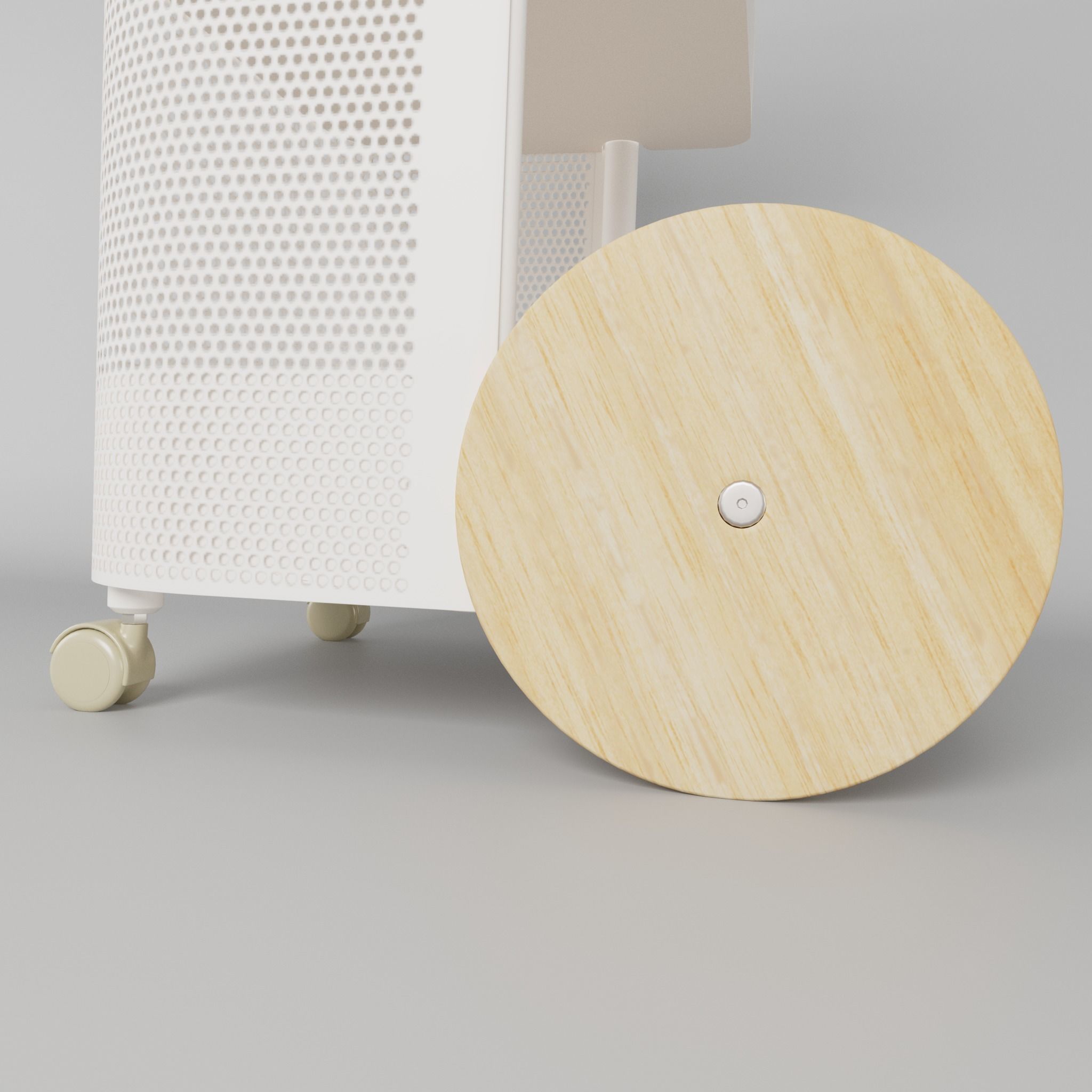 DAJLIEN Trolley white IKEA 3D Model 3D model_3