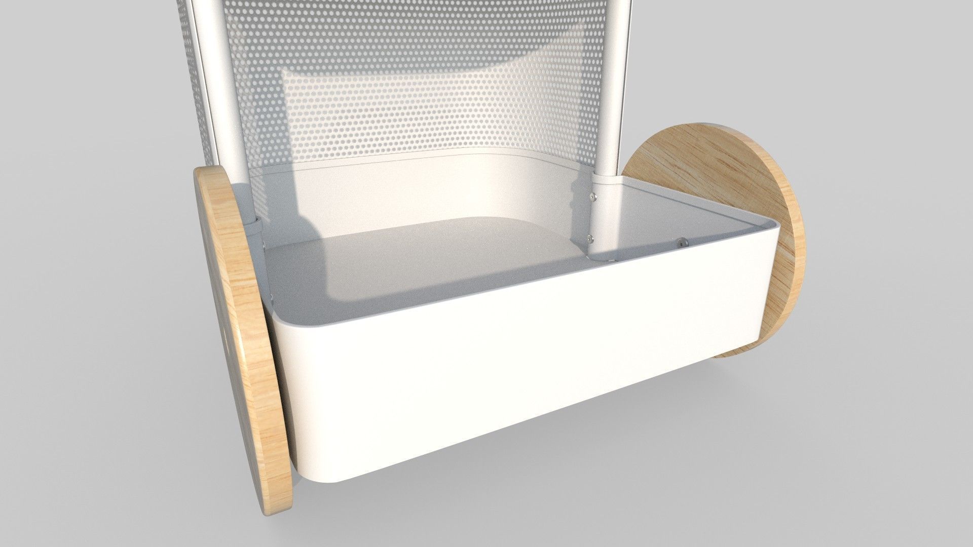 DAJLIEN Trolley white IKEA 3D Model 3D model_12
