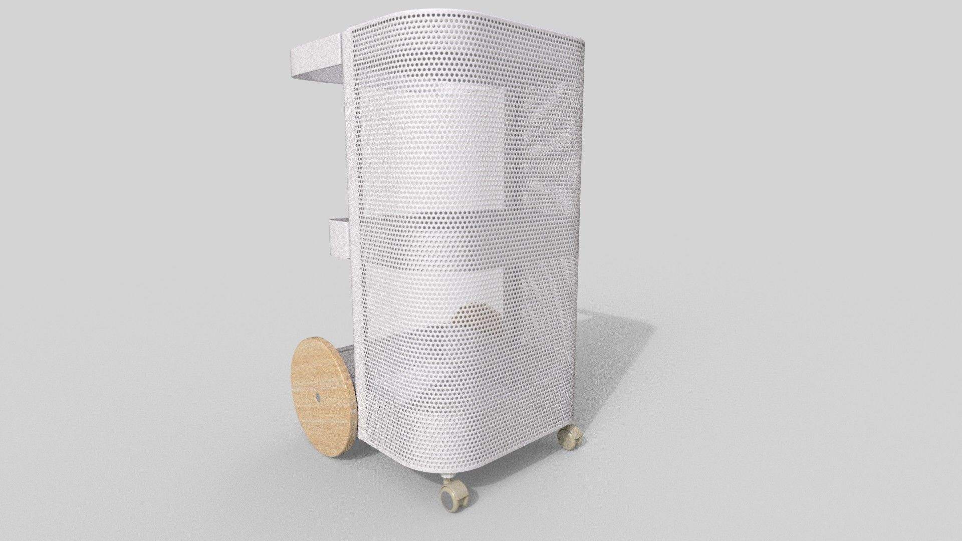 DAJLIEN Trolley white IKEA 3D Model 3D model_7