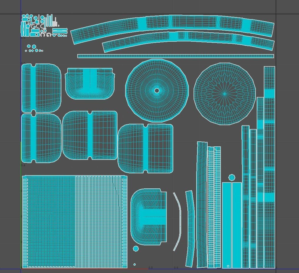 DAJLIEN Trolley white IKEA 3D Model 3D model_27