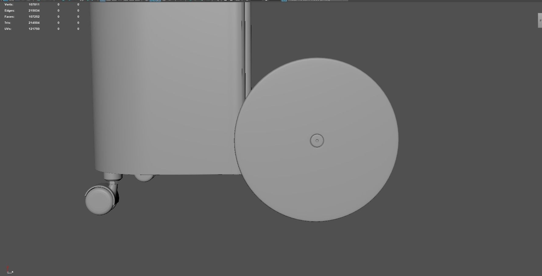 DAJLIEN Trolley white IKEA 3D Model 3D model_23