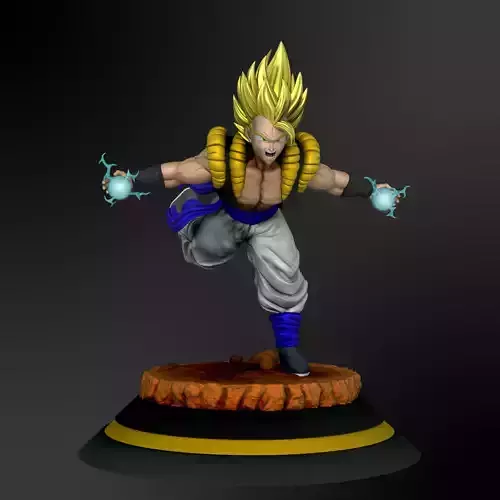 Gogeta super saiyajin - Dragon Ball Z 3D print model