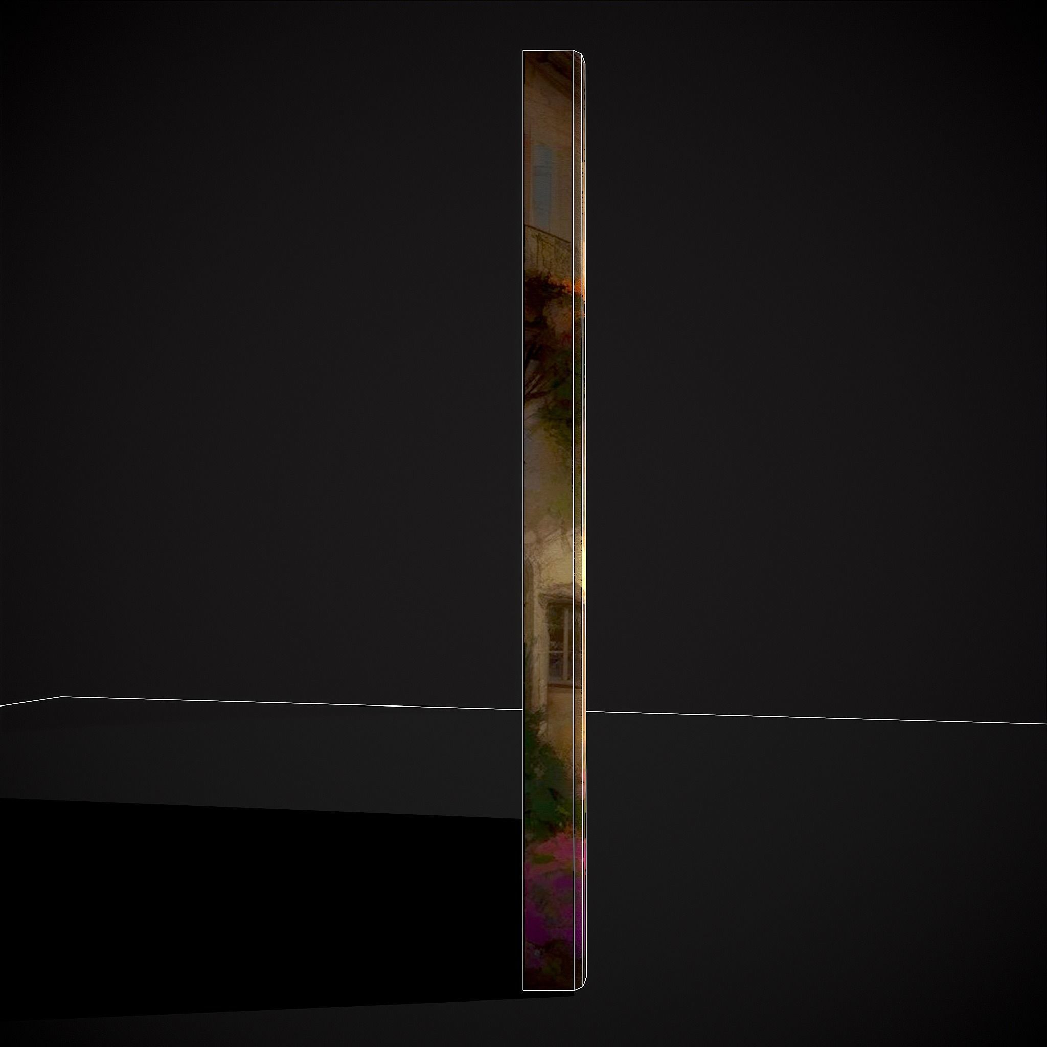 French Renaissance Painting Four Low-poly 3D model_8
